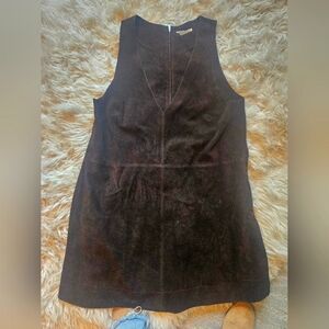 Free People Womens Leather Dress M